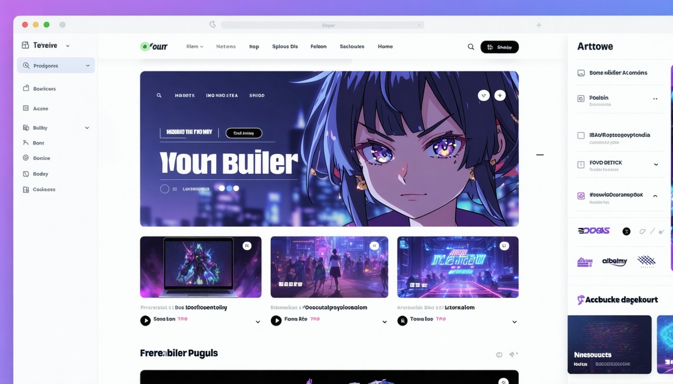 A Shopify Theme Page Builder on a Monitor-1