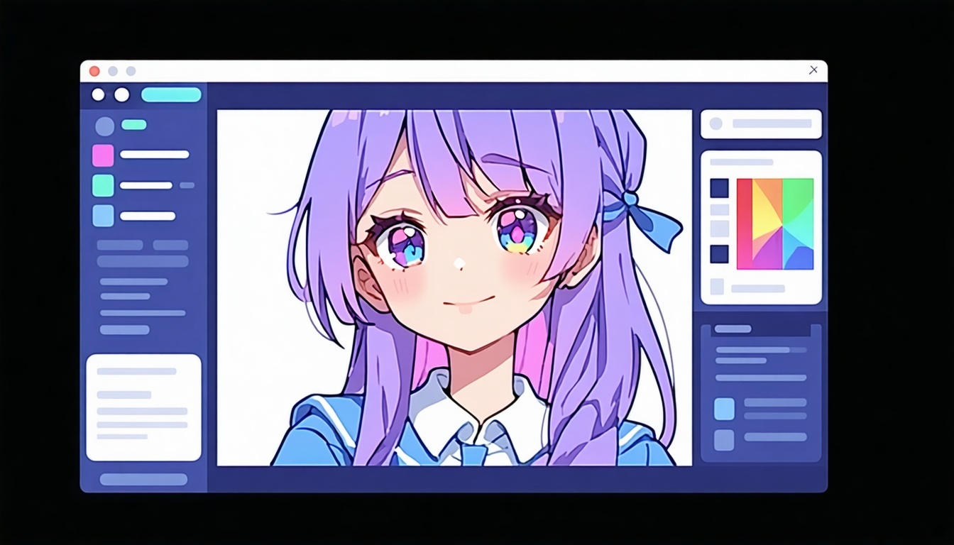 Some visual page builder on a monitor-1